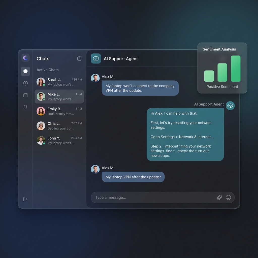 Support Chat UI